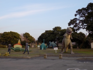 As if being a volcano isn't enough Sakurajima even has its own dinosaur park, which completely dumps all over John Hammond's cheesy knock off.
